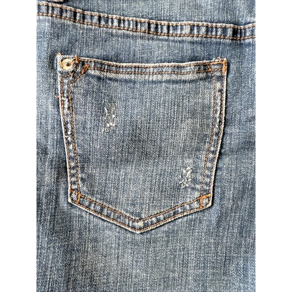 Anthropologie PILCRO Blue Denim Shorts‎ SZ 26 (30") Slim Boyfriend - Picture 8 of 16